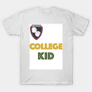 College Kid.BLK.BEIGE.GRN T-Shirt